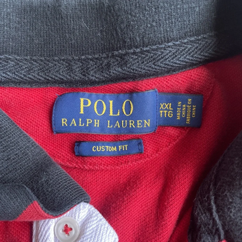 Polo Ralph Lauren Mens XXL Red Big Pony Snow Polo Challenge Cup Polo Shirt